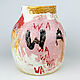 WA vase. Вазы. maria sofronova (sofronova). Интернет-магазин Ярмарка Мастеров.  Фото №2