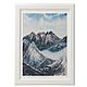 Watercolor Snow mountains, Pictures, Moscow,  Фото №1