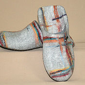Обувь ручной работы handmade. Livemaster - original item Women`s felted slippers English style. Handmade.