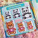 Альбом с играми на липучках "Мои первые игры". Игровые наборы. Lipkishop. Интернет-магазин Ярмарка Мастеров.  Фото №2