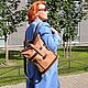  Women's leather backpack bag Beige brown Alpha SR56-65. Backpacks. Natalia Kalinovskaya. Online shopping on My Livemaster.  Фото №2