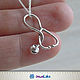 Medical jewelry Doctor Gift stethoscope necklace Nurse Jewelry charm, Necklace, Yaroslavl,  Фото №1