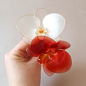 Украшения handmade. Livemaster - original item Orchid Hairpins. Handmade.