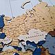 Карта мира. Элементы интерьера. Wooden3Dmap. Ярмарка Мастеров.  Фото №6
