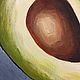  "Дольки авокадо". Картины. Nati Golts Art. Интернет-магазин Ярмарка Мастеров.  Фото №2
