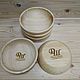 Wooden plate with logo. Corporate gifts, Plates, Tomsk,  Фото №1