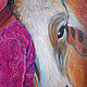 The protector of the cows oil Painting. Pictures. vettochka. My Livemaster. Фото №4