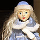 Order The Snow Maiden is an author's interior doll 30 cm. KapustinaArt. Livemaster. . Ded Moroz and Snegurochka Фото №3