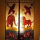 Светильник Африка. Потолочные и подвесные светильники. Stainedglassday (STAINEDGLASSDAY). Ярмарка Мастеров.  Фото №4