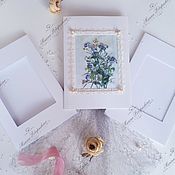 Открытки handmade. Livemaster - original item Postcards for embroidery. Handmade.