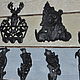 Чугунная вешалка ключница Медведь с двумя крючками. Фигуры садовые. •AZOV GARDEN• декор из металла. Ярмарка Мастеров.  Фото №5