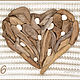 Сердце в стиле Driftwood. Элементы интерьера. Marina Grey. Ярмарка Мастеров.  Фото №5