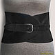 Belt-corset 'Viola' from natural. leather/suede (any color), Belt, Podolsk,  Фото №1