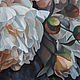 Painting 'White peonies' oil on canvas 80h100cm. Pictures. vestnikova. My Livemaster. Фото №5