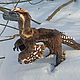  Дейноних по мотивам игры ARK: Survival Evolved. Интерьерная кукла. Workshop: Sayvaris (Ручная работа.). Ярмарка Мастеров.  Фото №6