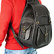 Mens leather backpack 'Biker' black. Men\\\'s backpack. Russian leather Guild. My Livemaster. Фото №6