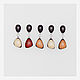 Earrings made of wood, Earrings, Vladimir,  Фото №1