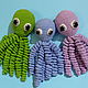 Order Knitted Octopussy for newborns. Octopussy.Guardian. Knitted toys & Wood products. Livemaster. . Gift for newborn Фото №3