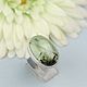 Ring with prehnite. Silver. Rings. Author Jewelry from natural stones. Online shopping on My Livemaster.  Фото №2