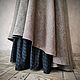 Sun skirt made of linen with an asymmetrical bottom. Skirts. pugovkino delo (Pugovkino-delo). My Livemaster. Фото №4