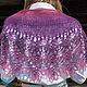 Order Fishu Purple Heather large scarf. Bright Shawls by BorchankaZL. Livemaster. . Wraps Фото №3