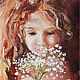 Red-haired girl, oil painting on canvas, framed. Pictures. myfoxyart (MyFoxyArt). Online shopping on My Livemaster.  Фото №2
