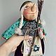 Баба-Яга сказочная текстильная , 28 см. Народная кукла. Ручной Лис. Ярмарка Мастеров.  Фото №4