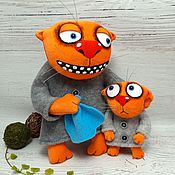 Куклы и игрушки handmade. Livemaster - original item Runny nose is not a disease! Red cats of Vasya Lozhkin. Handmade.