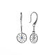 Wheel, earrings in silver. Earrings. Trinkki. My Livemaster. Фото №4