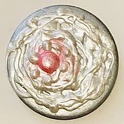 Украшения handmade. Livemaster - original item Brooch-pin pearl painting 