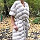 Жилет из белой шиншиллы. Шубы. Polinella Furs Exclusive. Ярмарка Мастеров.  Фото №4