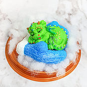 Косметика ручной работы handmade. Livemaster - original item Soap Dragon in the Dome handmade symbol of the New Year 2024. Handmade.