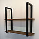 Bracket for wall shelves in Loft style. Furniture fittings. dekor-tseh. Online shopping on My Livemaster.  Фото №2