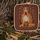 Cross stitch kit according to the author's scheme Picture Hedgehog and starfall. Embroidery kits. irina-cross-stitch. My Livemaster. Фото №5