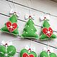 Christmas tree toy made of felt in the shape of a Christmas tree. Christmas decorations. Natka-chudinka. My Livemaster. Фото №4