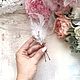 Шпилька с воздушными перышками. Шпилька. MGjewelry. Интернет-магазин Ярмарка Мастеров.  Фото №2