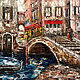 Oil painting lovers in Venice. Venice in an oil painting. Pictures. Zabaikalie. My Livemaster. Фото №6