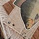 Сумка льняная  сумка художника. Сумка-планшет. Евгения (Evgenya-kypidon). Ярмарка Мастеров.  Фото №5