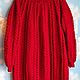 Order Knitted dress 'Red'. Galina-Malina (galina-malina). Livemaster. . Dresses Фото №3