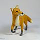 Felted Fox. Felted Toy. Homaaxel. Online shopping on My Livemaster.  Фото №2