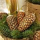 Керамическая ёлочная игрушка "Шишка". Елочные игрушки. Кит керамика (kitceramica). Ярмарка Мастеров.  Фото №5