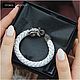 Elephant Bracelet | Silver | Premium Leather. Braided bracelet. totemicashop. Online shopping on My Livemaster.  Фото №2