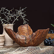 Интерьерная ваза из Крымского дуба