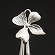 Коннектор Орхидея-2, родиевое покрытие. Южная Корея, Коннекторы, Москва,  Фото №1