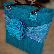 Сумки и аксессуары handmade. Livemaster - original item Bag felted Rendezvous. Handmade.