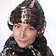 Set Snood female knitted and knitted hat Winter, Headwear Sets, Dzerzhinsk,  Фото №1