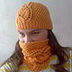 Hat and Snood 'Happy couple' handmade. Snudy1. hand knitting from Galina Akhmedova. My Livemaster. Фото №5