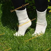 Аксессуары handmade. Livemaster - original item Socks: Wool socks with the addition of goat down. Handmade.