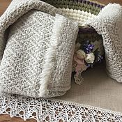 Для дома и интерьера handmade. Livemaster - original item Set of 3 Face Towels made of boiled flax. Handmade.