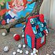 Ёлочная игрушка Домик. Елочные игрушки. kiprina_toys. Интернет-магазин Ярмарка Мастеров.  Фото №2